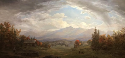 Erik Koeppel, White Mountains, oil painting