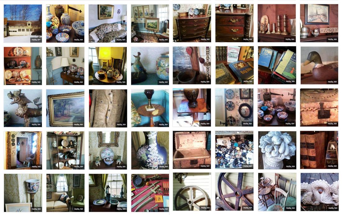 Antiques and vintage items from NHAC's February 2017 Estate Sale in Hollis, NH