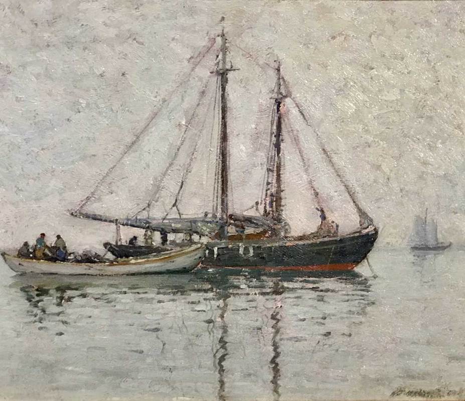 Aldro T. Hibbard  (1886-1972) maritime painting