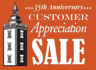 New Hampshire Antique Co-op 35th Anniversary Customer Appreciation Logo