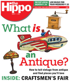 The Hippo Press cover - What is an Antique? August 2019