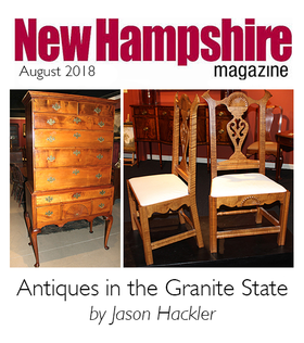 New Hampshire Magazine article on NH antiques by Jason Hackler of NHAC 